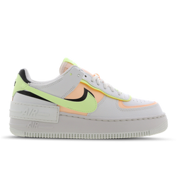 Women Shoes - Nike Air Force 1 Shadow - White-Crimson Tint-Barely Volt