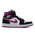 Jordan 1 Mid - Women Shoes Black-Cactus Flower-White