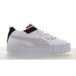 Women Shoes - Puma Cali Sport - White-Navy Blue-High Risk Red