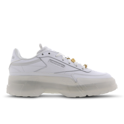Women Shoes - Reebok Club Cardi - Wht-Wht-Gold