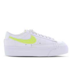 Women Shoes - Nike Blazer Low - White-Light Lemon Twist-White