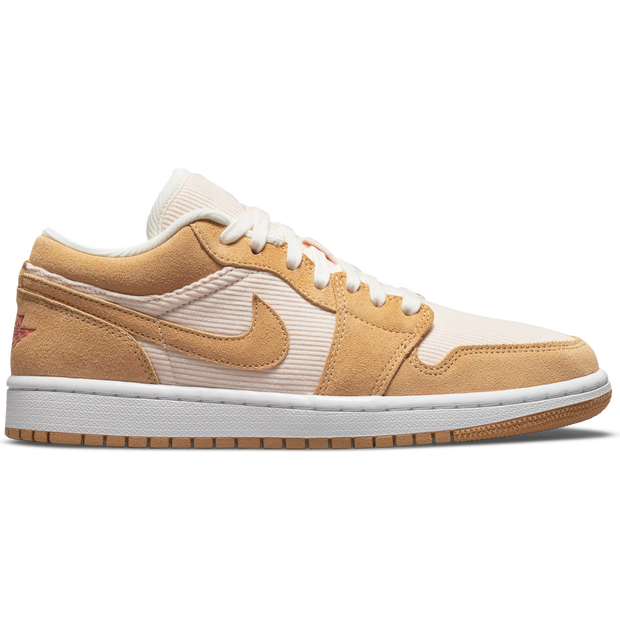 Air Jordan 1 Low SE Twine Orange Quartz Corduroy (W) - DH7820-700