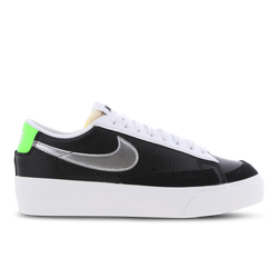 Women Shoes - Nike Blazer Low - Black-Metallic Silver-Summit White