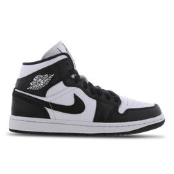 Women Shoes - Nike Air Jordan 1 Mid - White-Black-White