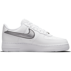 Women Shoes - Nike Air Force 1 Low - White-Metallic Silver-Black