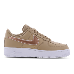 Women Shoes - Nike Air Force 1 Low - Hemp-Metallic Rose Gold-Pink