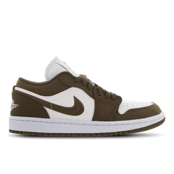 Women Shoes - Jordan 1 Low - Lt Olive-Sail-White