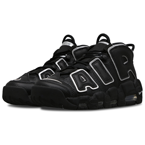 Nike uptempo grey white and black hotsell