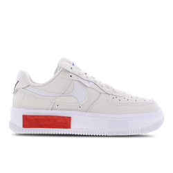 Damen Schuhe - Nike Air Force 1 Fontanka - Phantom-White-University Red