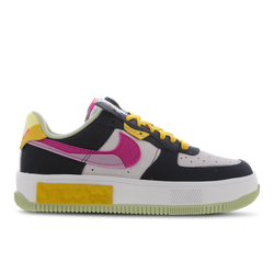 Women Shoes - Nike Air Force 1 Fontanka - Black-Pink-Yellow