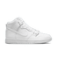 Nike Dunk High - Women Shoes White-White-Metallic Silver