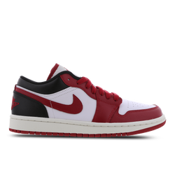 Mujer Zapatillas - Jordan 1 Low - White-Gym Red-Black