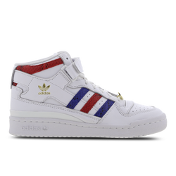 Damen Schuhe - adidas Forum Mid - White-Semi Lucid Blue-Better Scarlet