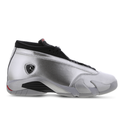 Femme Chaussures - Jordan Retro 14 - Mtlc Silver-Fire Red-Wolf Grey