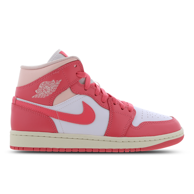 Sapatilhas Air Jordan 1 Mid para mulher - Branco - BQ6472-186