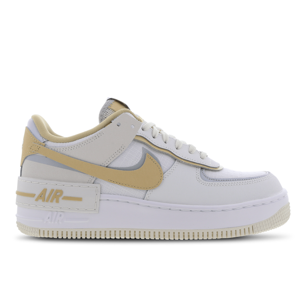 Nike Air Force 1 Shadow-sko til kvinder - hvid - DV7449-100