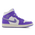 Jordan 1 Mid - Femme Chaussures Action Grape-Sky J Lt Purple