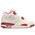 Jordan Retro 4 - Femme Chaussures Pale Ivory-Sierra Red-Tough Re