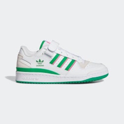 Mujer Zapatillas - adidas Forum Low - Cloud White-Green-Lucid Pink