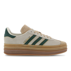 Women Shoes - adidas Gazelle Bold - Cream White-Collegiate Green-Magic Beige