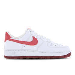 Women Shoes - Nike Air Force 1 Low - White-Adobe-Team Red