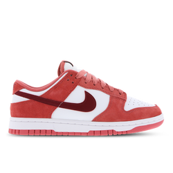 Mujer Zapatillas - Nike Dunk Low - White-Team Red-Adobe