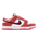 Nike Dunk Low - Mujer Zapatillas White-Team Red-Adobe