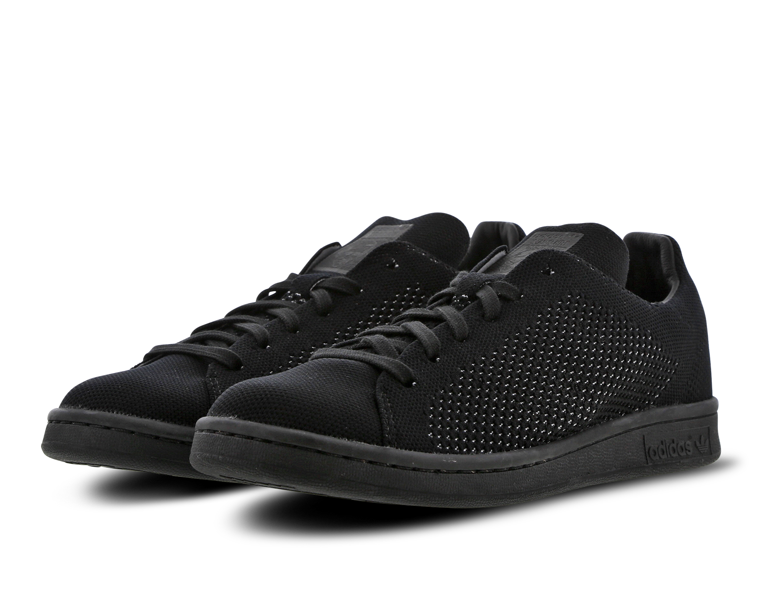 adidas black stan smith primeknit