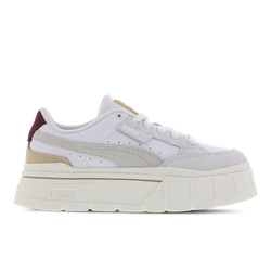 Femme Chaussures - Puma Mayze Stack - White-Warm White-Dark Jasper