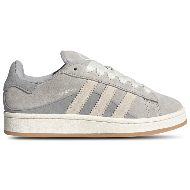 Adidas Campus Sneakers Dames - Grijs - Maat 37 1/3 - Leer