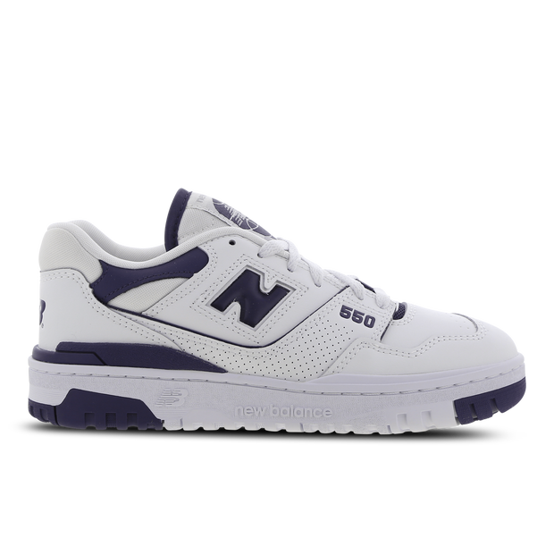 New Balance Mujer 550 in Blanca/Morada, Synthetic, Talla 36 - BBW550BA