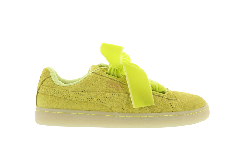 puma heart en jaune puma heart en jaune