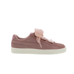 Women Shoes - Puma Suede Heart Velvet Rope - Cameo Rose-Cameo Rose-White