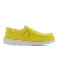 Women Shoes - HEYDUDE Wally Slub Canvas - Empire Yellow-Empire Yellow