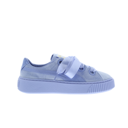 Women Shoes - Puma Platform Kiss Velvet - Lavender Lustre-Gold-Lavender Lustre