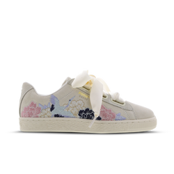 Women Shoes - Puma Heart Kimono - White-Silver Pink-White