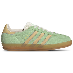 Femme Chaussures - adidas Gazelle Indoor - Semi Green Spark-Almost Yellow-Cream White