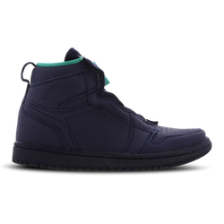 Women Shoes - Jordan 1 High Zip - Blackened Blue-Neptune Green-White