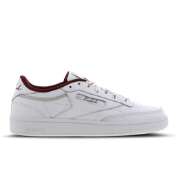 Women Shoes - Reebok Classic Leather Club C - White-White-Burgundy