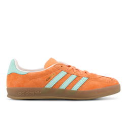 Femme Chaussures - adidas Gazelle Indoor - Easy Orange-Clear Mint-Gum4