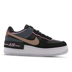 Women Shoes - Nike Air Force 1 Shadow - Black-Metallic Red Bronze-Ozone Blue