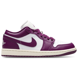 Women Shoes - Jordan 1 Low - White-Bordeaux