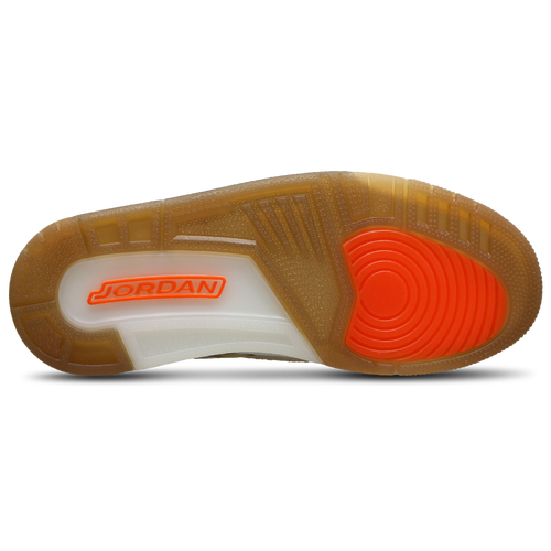 Jordans with orange bottoms best sale