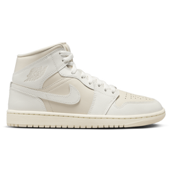 Women Shoes - Jordan 1 Mid - Legend Lt Brown-Sail-Muslin