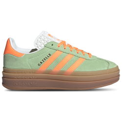 Femme Chaussures - adidas Gazelle Bold - Semi Green Spark-Screaming Orange-Core White