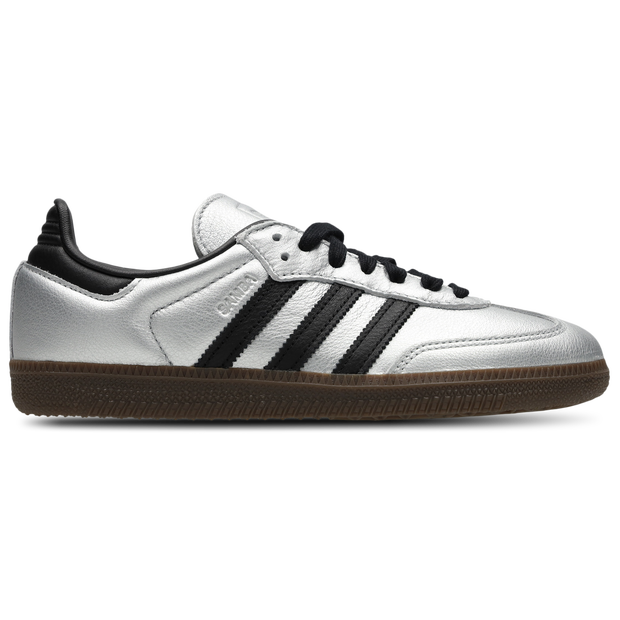 Image of Adidas Samba female Scarpe - Argento - Pelle - Foot Locker035