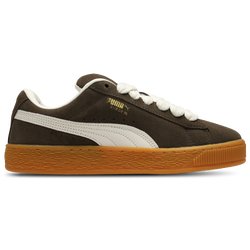 Women Shoes - Puma Suede XL - Chestnut Brown-Warm White-Gold