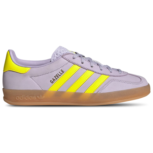 adidas Gazelle Indoor Silver Dawn Solar Yellow (Women's) - IH5492