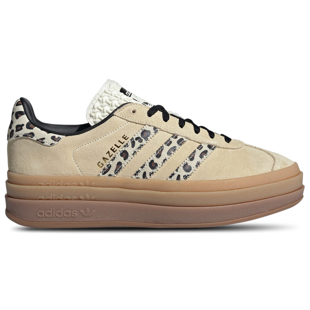 adidas Gazelle Bold Cream Black Leopard (Women's) - JI1370