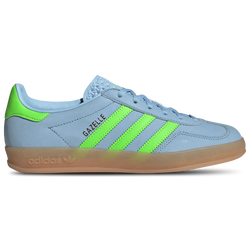 Femme Chaussures - adidas Gazelle Indoor - Clear Sky-Solar Green